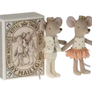 Royal Twins Mice, Little Sister & Brother in a box