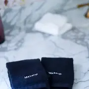 Black Makeup Washcloths set (2)