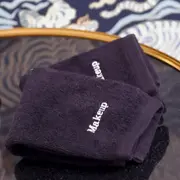 Black Makeup Washcloths set (2)