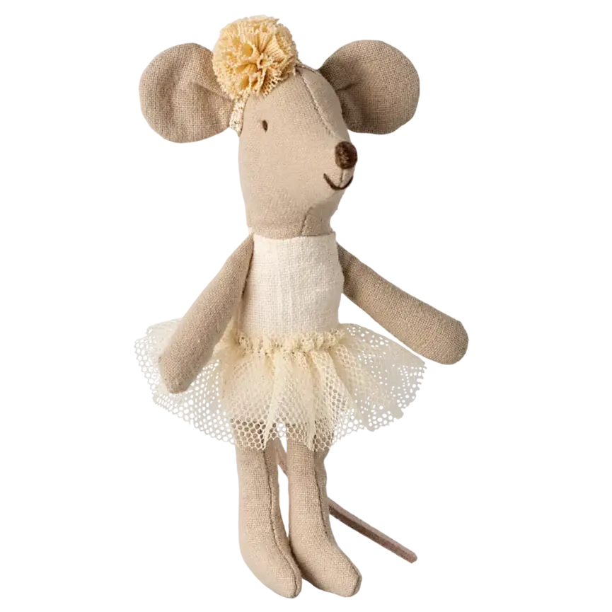 Ballerina Mouse, Little Sister- Off White *retired version*