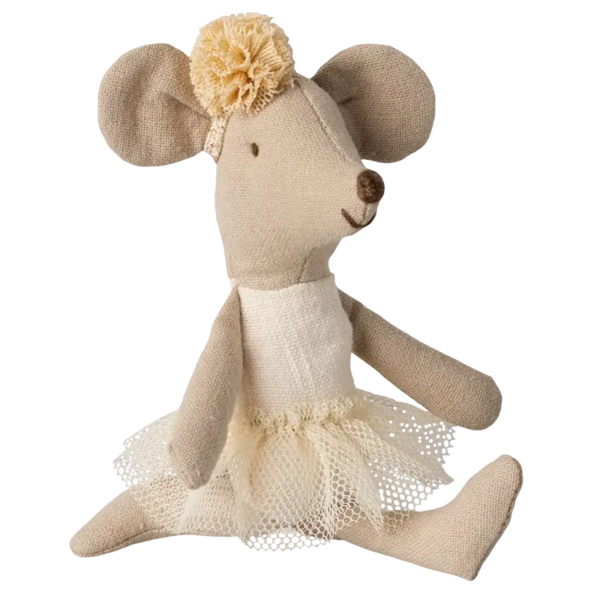 Ballerina Mouse, Little Sister- Off White