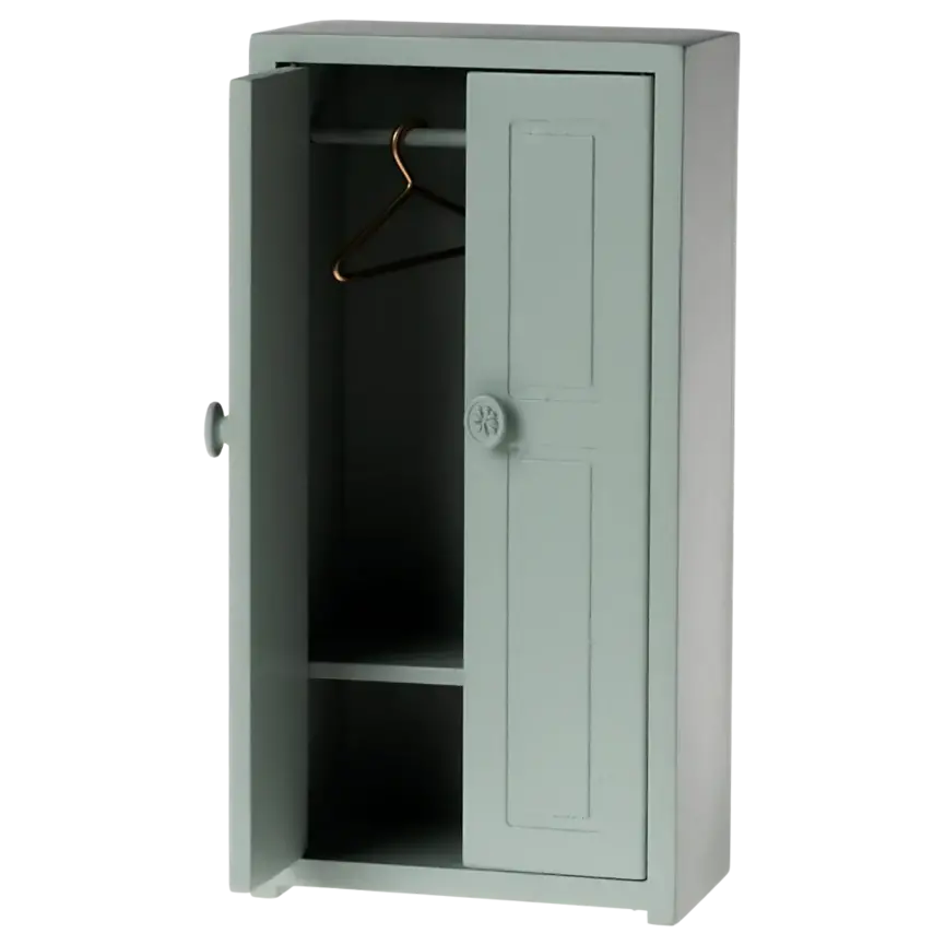 Maileg Closet, Mouse- Soft Blue