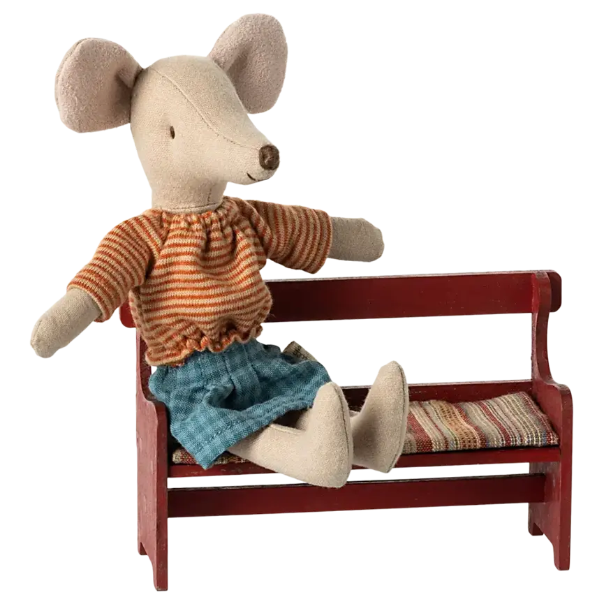 Bench, Mouse- Red