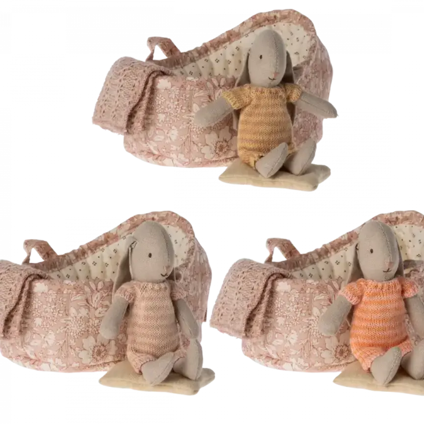 Bunny in carry cot, Micro