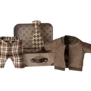 Jacket, Pants and Tie in Suitcase-Grandpa Mouse