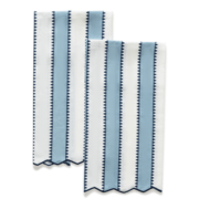 Apollo Stripe Guest Towel- set of 2