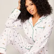 PP Women's Luxe Pima Jingle Paws Pajama Set