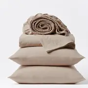 Organic Crinkled Percale Pillow Cases