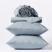 Organic Crinkled Percale Pillow Cases
