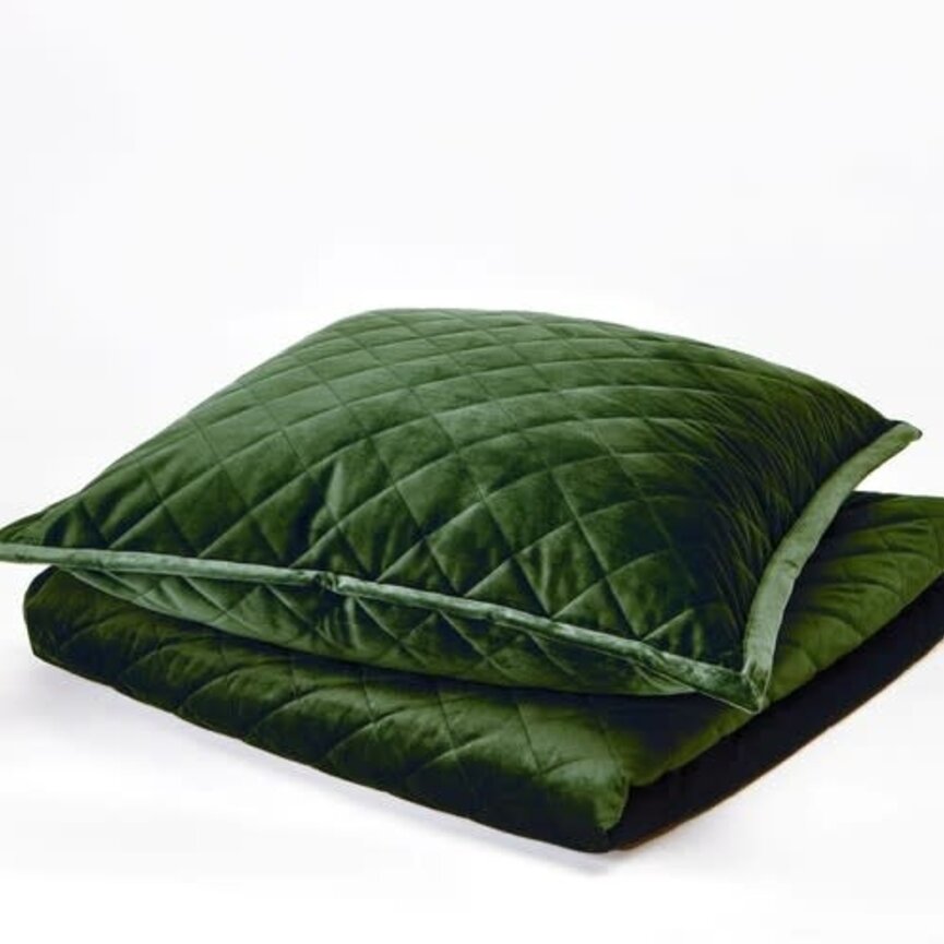 AG Velvet Coverlet & Sham Set
