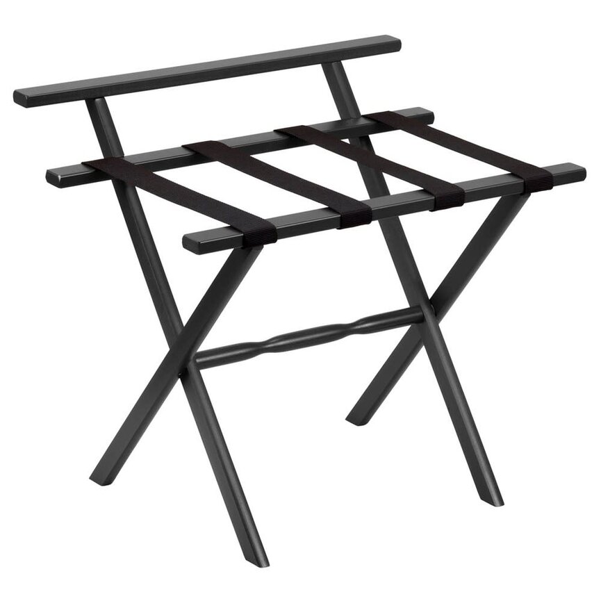 Wood Wall Protector Luggage Rack