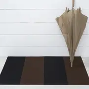 Chilewich Duo Stripe Shag Mat