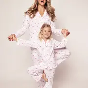 Petite Plume Women's Twill Pajama Set
