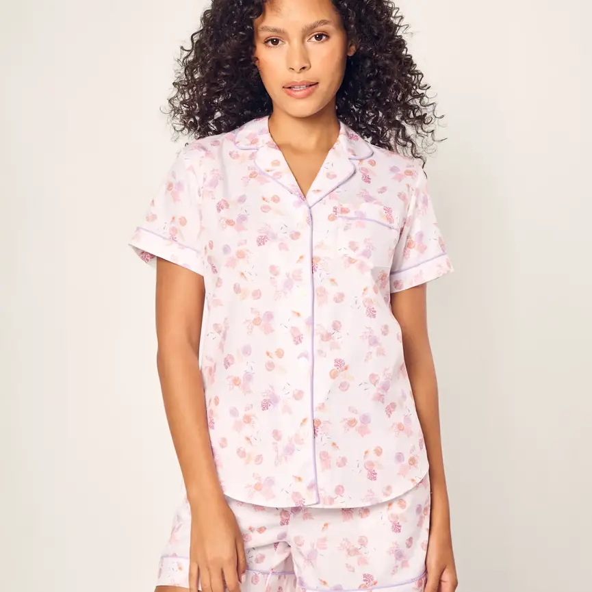 Women's Twill Short Sleeve Set