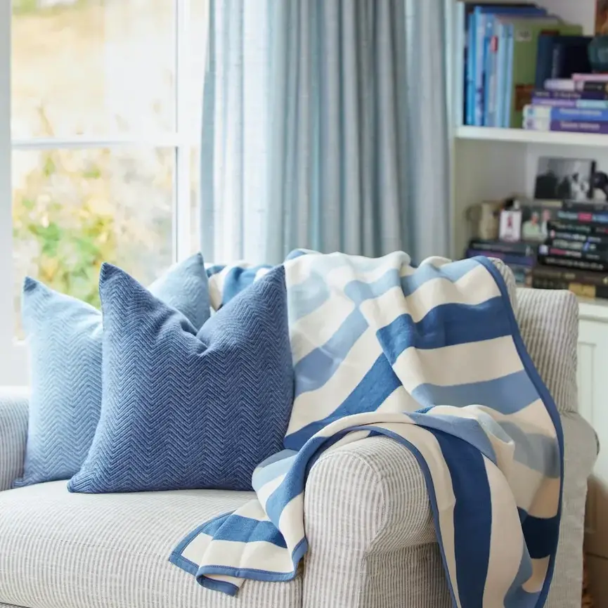 Brant Point Blues Blanket Original 60 x 80