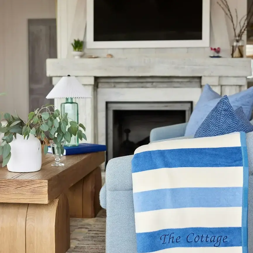 Brant Point Blues Blanket Original 60 x 80