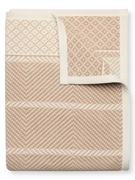 Old Port Herringbone Tan Blanket Original 60 x 80