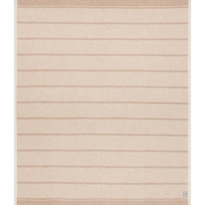 Old Port Herringbone Tan Blanket Original 60 x 80