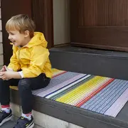Chilewich Pop Stripe Shag Mat