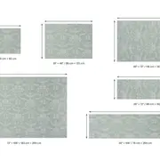 Martha Stewart Damask Woven Floormat