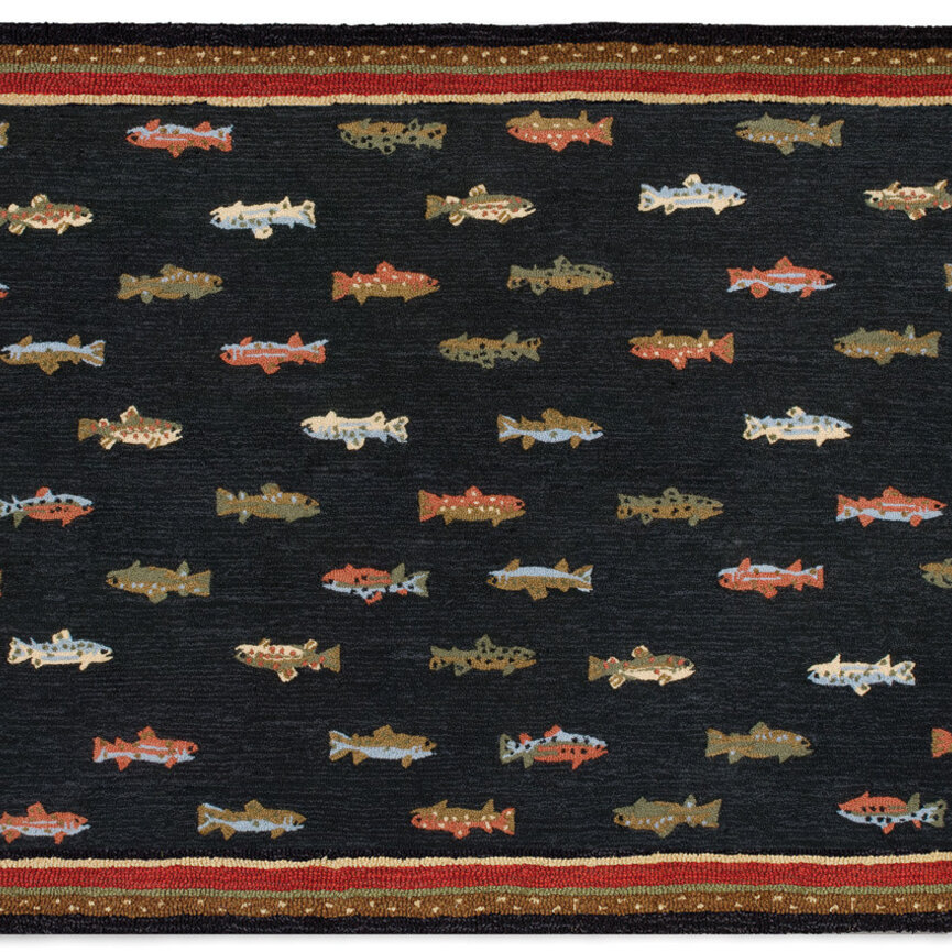 River Fish Rug