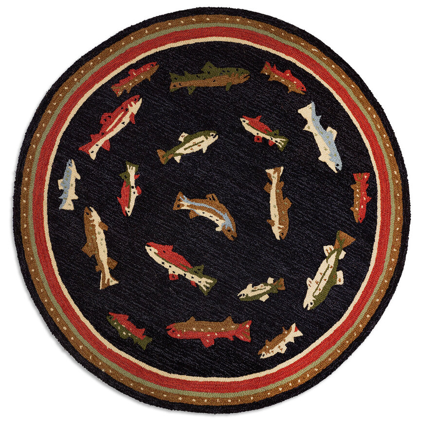 River Fish Rug