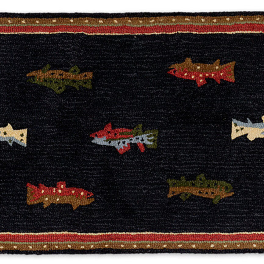 River Fish Rug