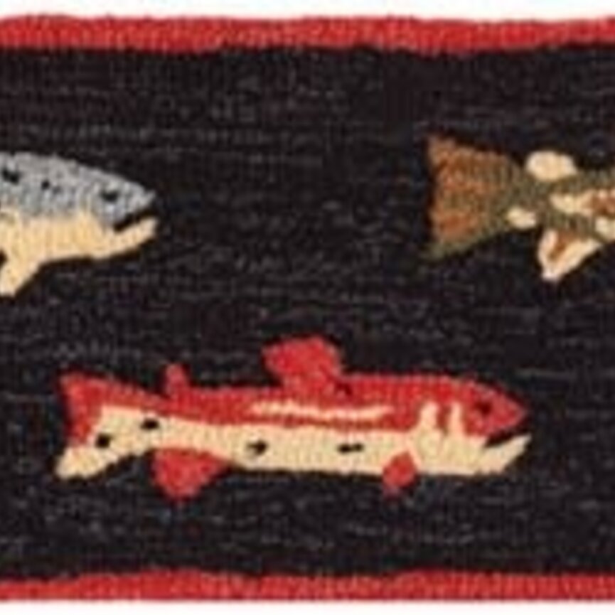 River Fish Rug