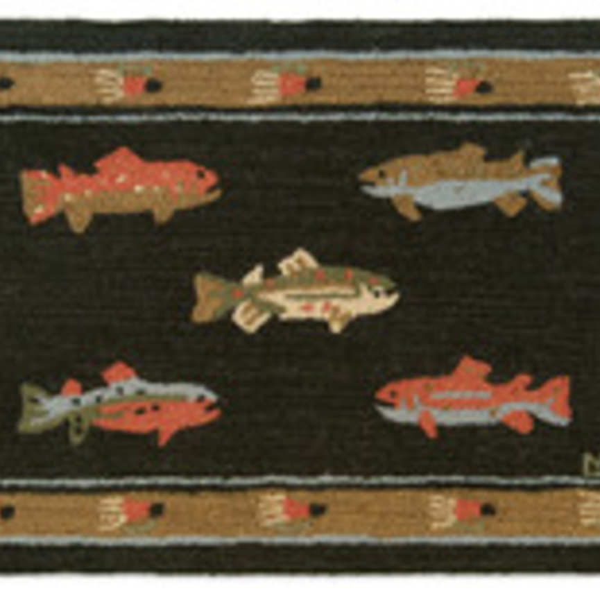 River Fish Rug