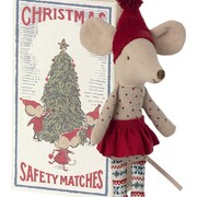 Christmas Mouse in Matchbox