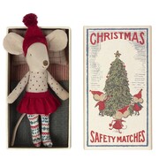 Christmas Mouse in Matchbox