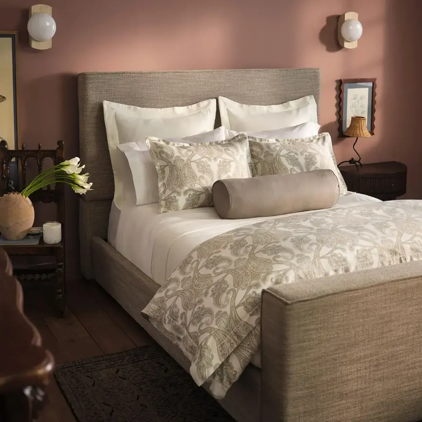 PA Classic Printed Paisley Pearl Duvet