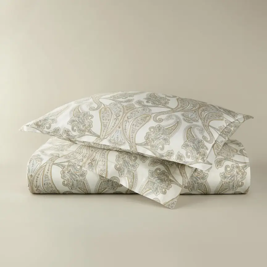 PA Classic Printed Paisley Pearl Duvet