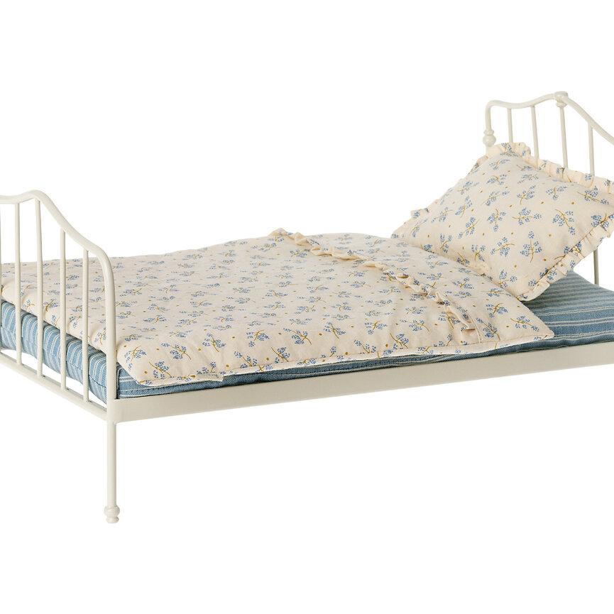 Miniature Bed, Mini-Blue
