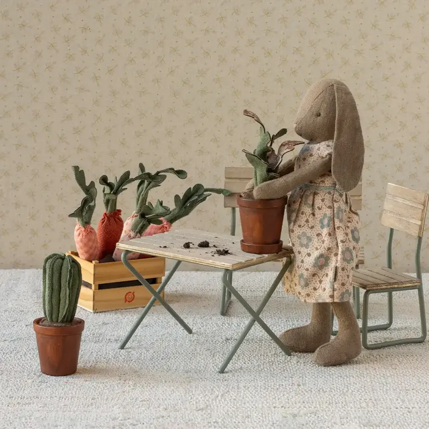 Flower Pot with Cactus, Miniature