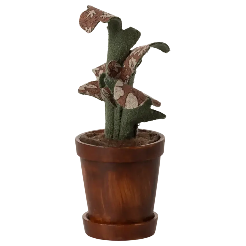 Flower Pot with Plant, Miniature