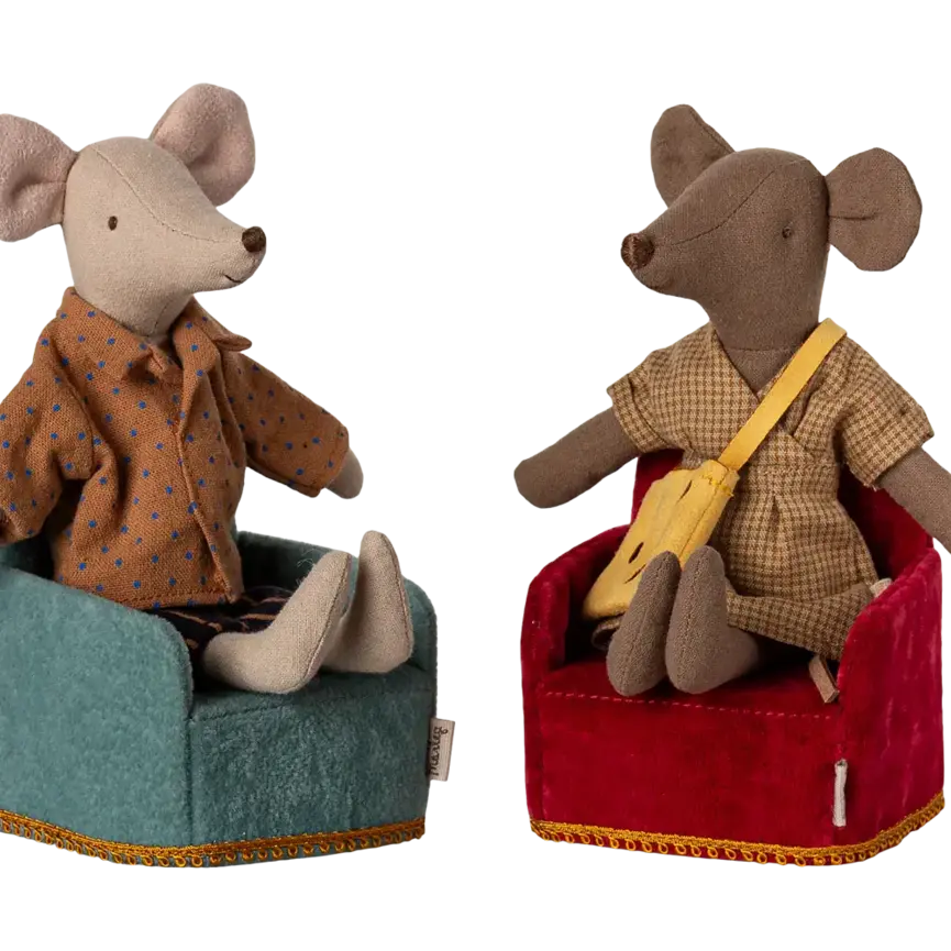 Maileg Folding Chair, Mouse- Mint