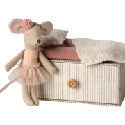 Maileg Dance Mouse in Daybed, Little Sister