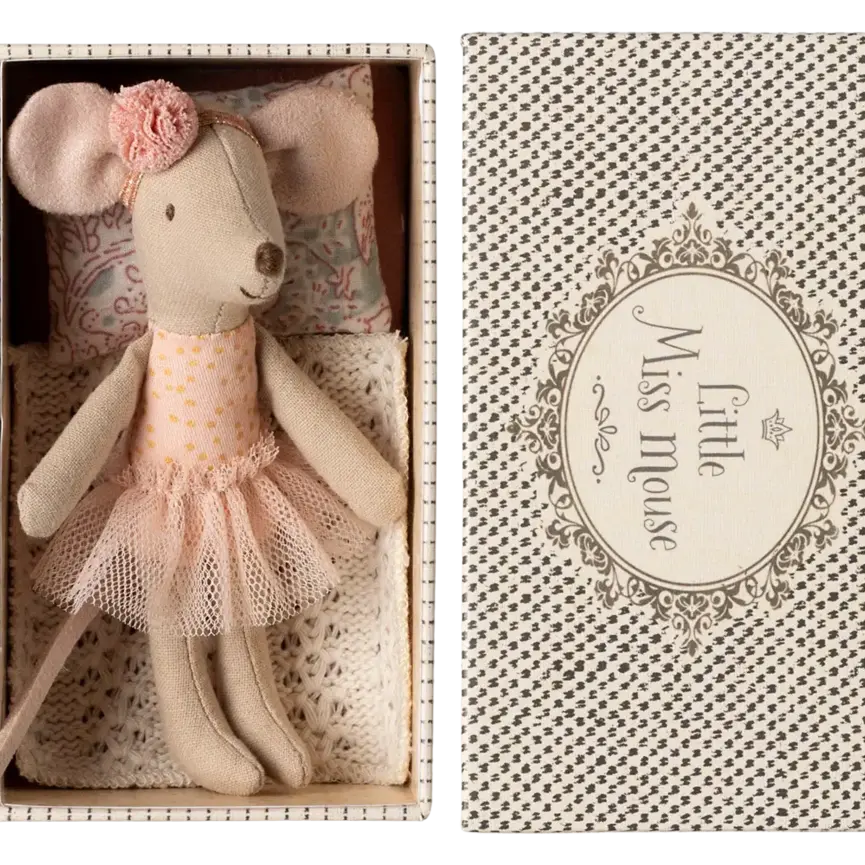 Maileg Dance Mouse in Daybed, Little Sister