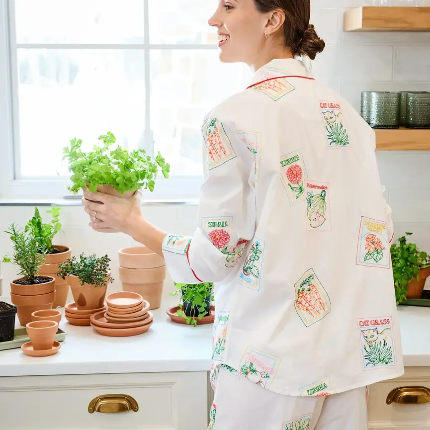 Print Fresh Seed Packets Pajamas