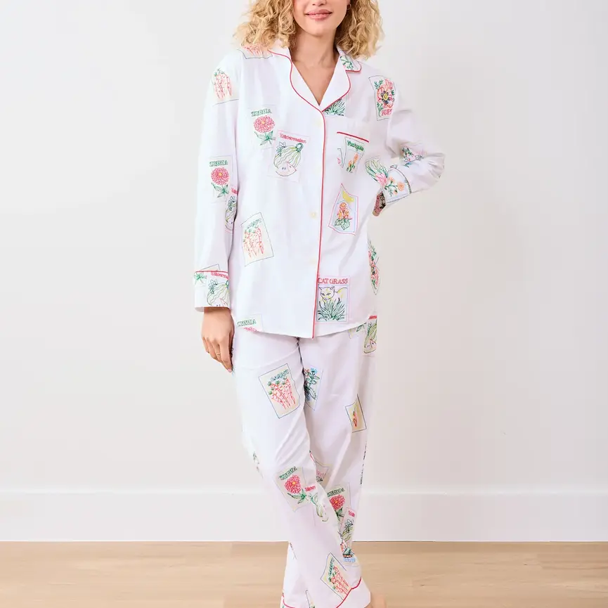Print Fresh Seed Packets Pajamas