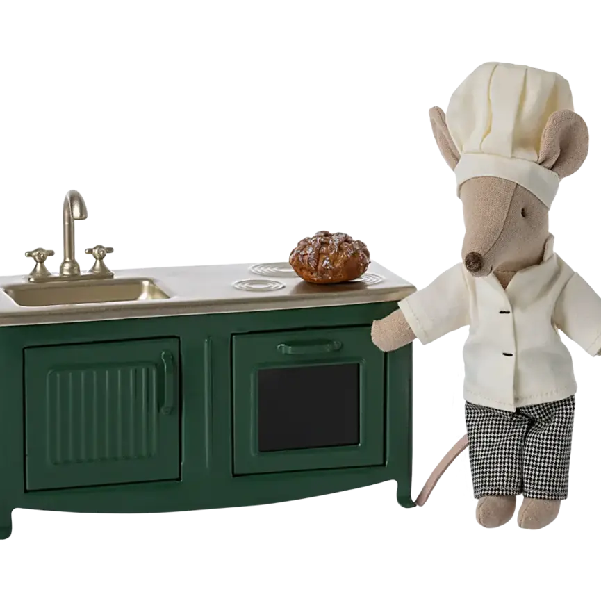 Maileg Kitchen Mouse Green