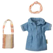 Maileg Denim Dress and Bag