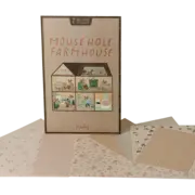 Maileg Wallpaper Mouse hole Farmhouse