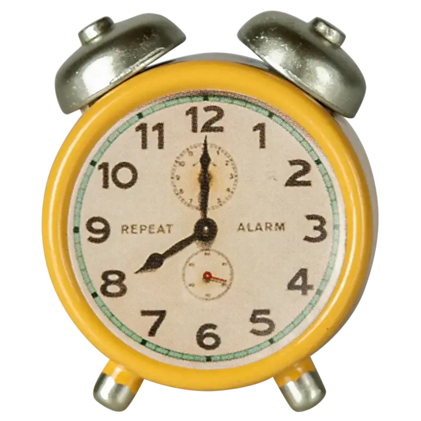 Alarm clock, Mouse - Yellow