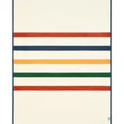 Chappywrap Vintage Center Stripe Blanket- 60 x 80