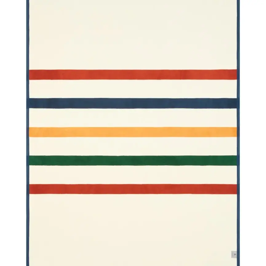 Chappywrap Vintage Center Stripe Blanket- 60 x 80