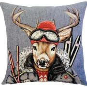 Nordic Ski Pillow Cover