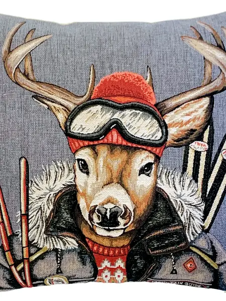 Nordic Ski Pillow Cover