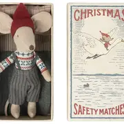 Christmas Mouse in Matchbox